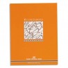 Cahier polypro 24x32cm, 48p, petits carreaux, rouge