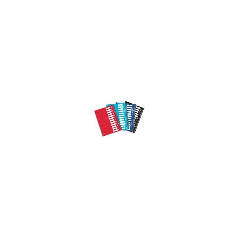 Trieur TOPFILE+ 8 positions couverture en carte lustrée, dos agrafé.  A4. Assortis