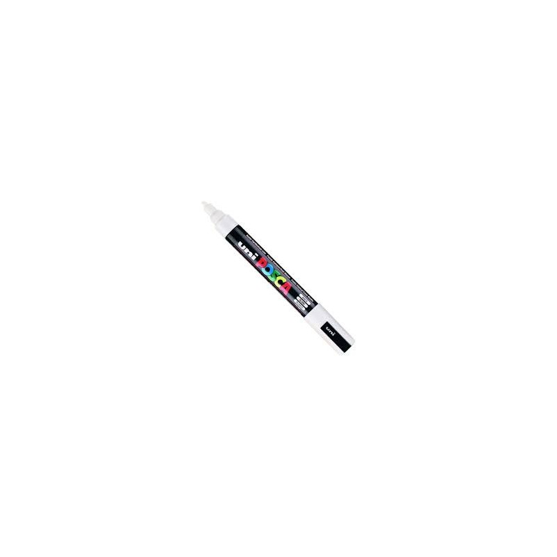 Marqueur Posca blanc PC3M pointe fine