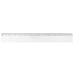 Règle plate 30 cm sous étui...
