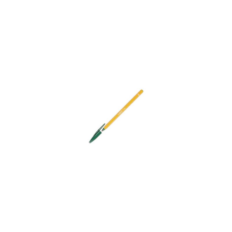 Stylo bille Bic pointe fine Cristal Fine vert