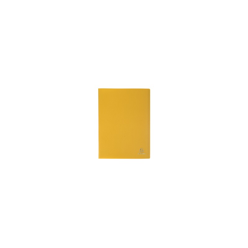 Protège-documents en polypro 100 vues jaune