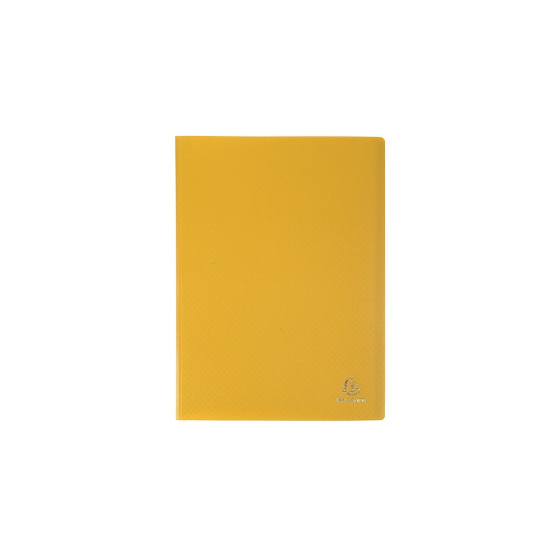 Protège-documents polypro 21x29,7cm, 80 vues, jaune