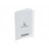 Cahier de dessin polypro 24x32cm, 48p dessin uni, 120g, incolore